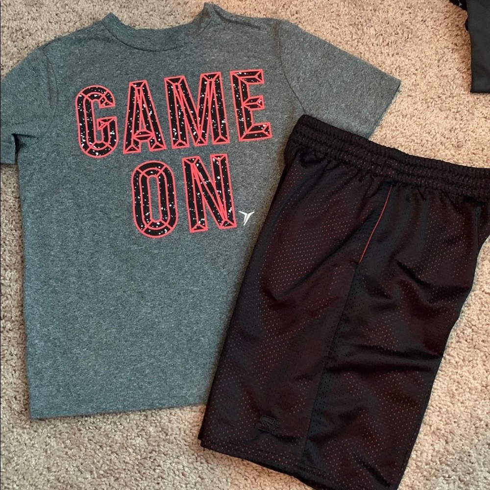 Matching boys athletic set Small